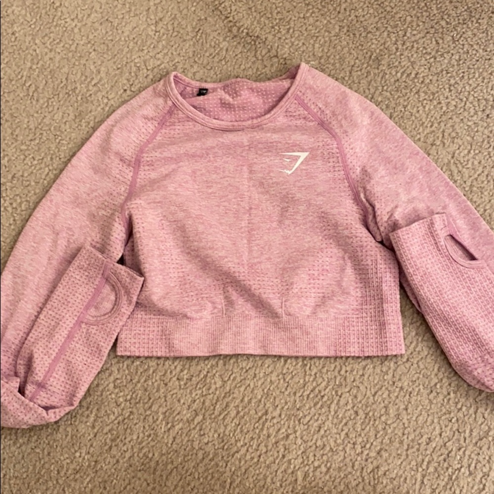 Gymshark crop top pink